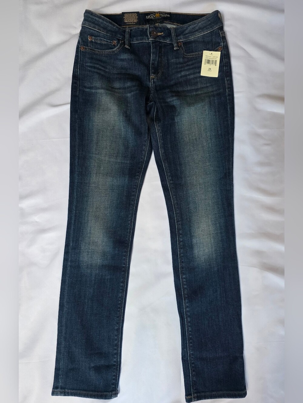Lucky Brand Lolita Skinny Jeans Women's Size 26 US 2- Mid Rise Curvy Fit